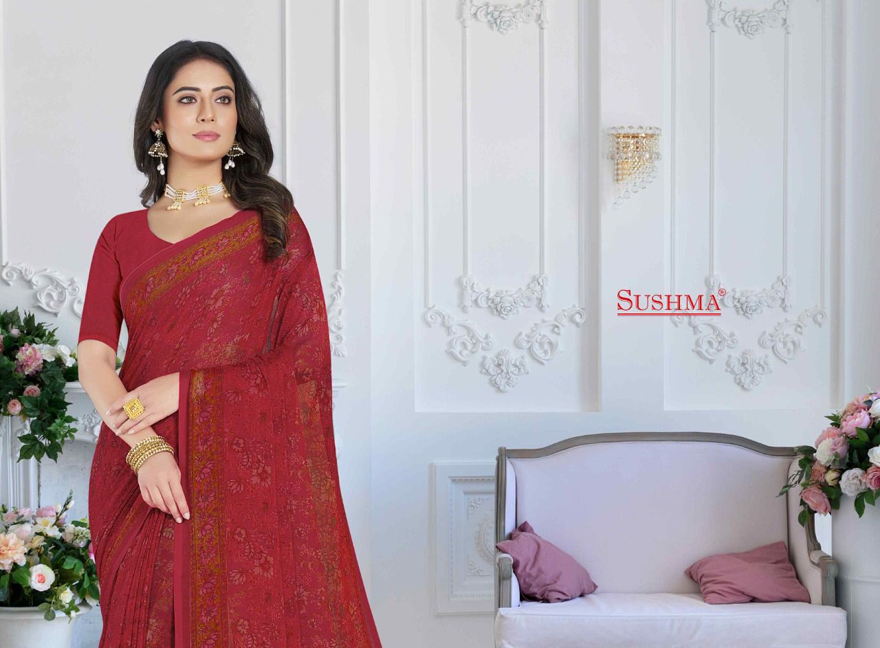 Sushma Designer Fancy Regular Wear Designer Saree Collection